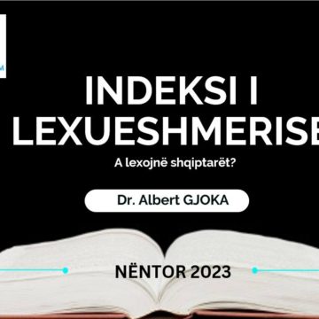 Për herë të parë “Indeksi i Lexueshmërisë në Shqipëri”. Ja sa lexojnë shqiptarët…