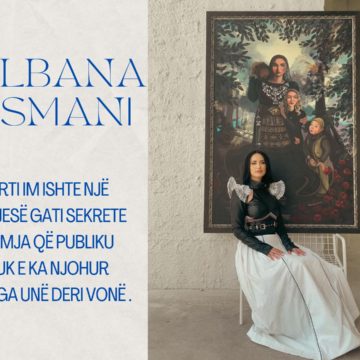 Albana Osmani zbulon talentin e saj që na e ka mbajtur të fshehur, pikturën!