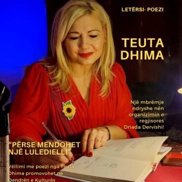 Një mbrëmje poetike për poezitë e shpirtit nga Teuta Dhima.