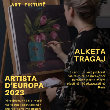 Piktorja Alketa Tragaj shpallet “Artista d’Europa 2023”, shpallet në 5 më të mirët!