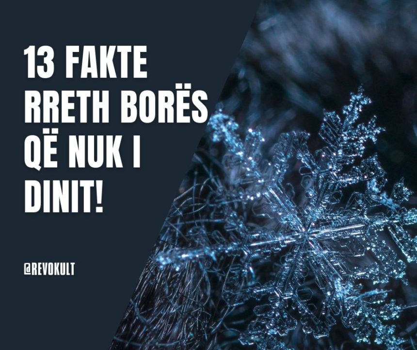 13 fakte që nuk i dinit rreth borës!