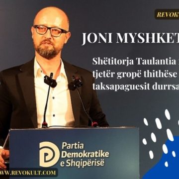 Joni Myshketa: Shëtitorja Taulantia një tjetër gropë thithëse për taksapaguesit durrsak.
