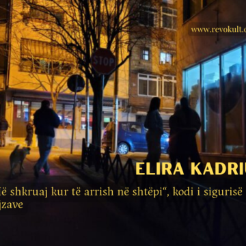  Elira Kadriu: “Më shkruaj kur të arrish në shtëpi”, kodi i sigurisë së vajzave