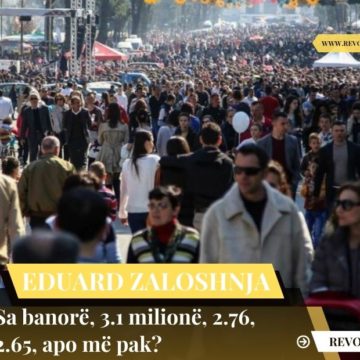 Eduard Zaloshnja: Sa banorë, 3.1 milionë, 2.76, 2.65, apo më pak?