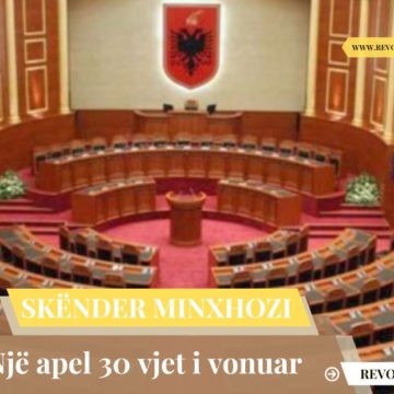 Skënder Minxhozi: Një apel 30 vjet i vonuar