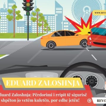 Eduard Zaloshnja: Përdorimi i rripit të sigurisë të shpëton jo vetëm kuletën, por edhe jetën!