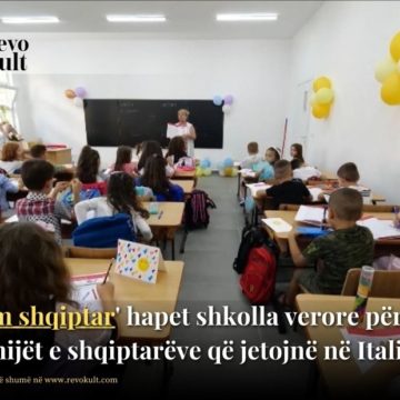 ‘Jam shqiptar’ hapet shkolla verore për fëmijët e shqiptarëve që jetojnë në Itali! Ja ku mund të aplikohet