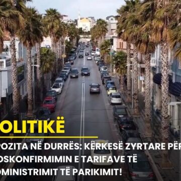 Opozita në Durrës: Kërkesë zyrtare për moskonfirmimin e tarifave të administrimit të parikimit!