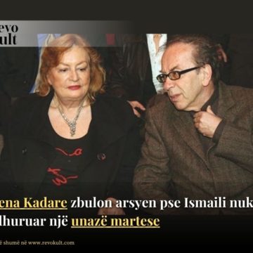 Helena Kadare zbulon arsyen pse Ismaili nuk i ka dhuruar një unazë martese