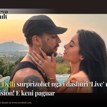 Jori Delli surprizohet nga i dashuri ‘Live’ në emision! E keni paguar