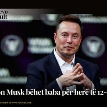 Elon Musk bëhet baba për herë të 12-të