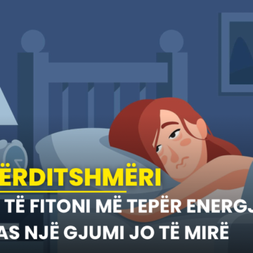 Si të fitoni më tepër energji pas një gjumi jo të mirë