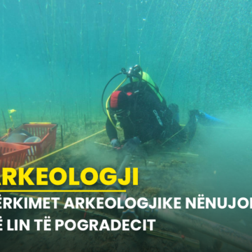 Kërkimet arkeologjike nënujore në Lin të Pogradecit