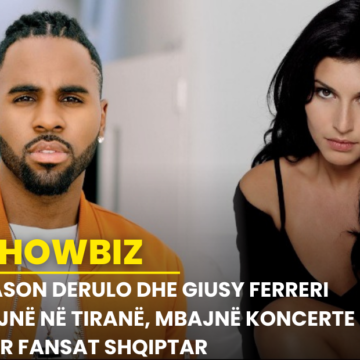 Jason Derulo dhe Giusy Ferreri vijnë në Tiranë, mbajnë koncerte për fansat shqiptar