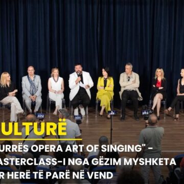 “Durrës Opera Art of singing” – Masterclass-i nga gëZIM mYSHKETA për herë të parë në vend