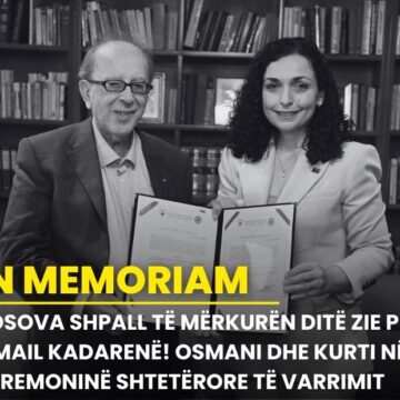 Kosova shpall të mërkurën ditë zie për Ismail Kadarenë! Osmani dhe Kurti në ceremoninë shtetërore të varrimit