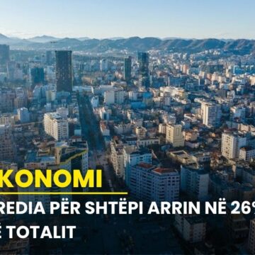 Kredia për shtëpi arrin në 26% të totalit