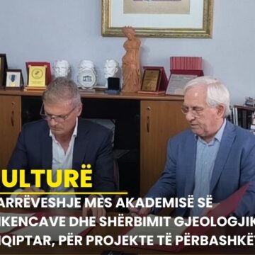 Marrëveshje mes Akademisë së Shkencave dhe Shërbimit Gjeologjik Shqiptar, për projekte të përbashkëta