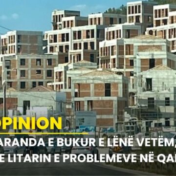 Saranda e bukur e lënë vetëm, me litarin e problemeve në qafë