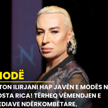 Elton Ilirjani hap Javën e Modës në Costa Rica! Tërheq vëmendjen e mediave ndërkombëtare.