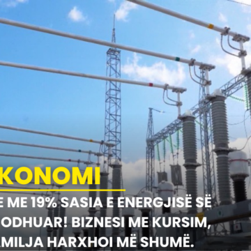 Bie me 19% sasia e energjisë së prodhuar! Biznesi me kursim, familja harxhoi më shumë