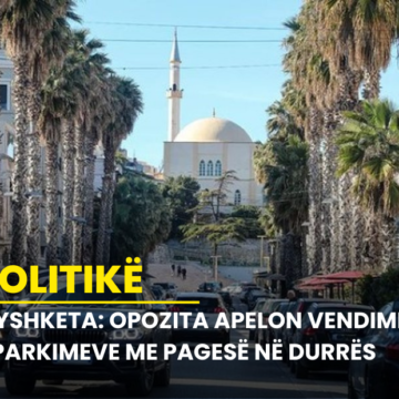 Myshketa: Opozita apelon vendimin e parkimeve me pagesë në Durrës