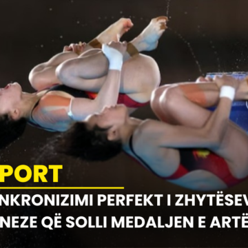 Sinkronizimi perfekt i zhytëseve kineze që solli medaljen e artë