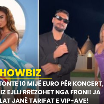 Fitonte 10 mijë euro për koncert, Luiz Ejlli rrëzohet nga froni! Ja cilat janë tarifat e VIP-ave!