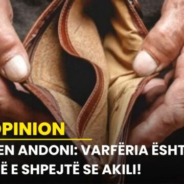 Ben Andoni: Varfëria është më e shpejtë se Akili! – Shqiptarja.com