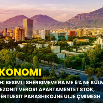 BSH: Besimi i shërbimeve ra me 5% në kulmin e sezonit veror! Apartamentet stok, ndërtuesit parashikojnë ulje çmimesh