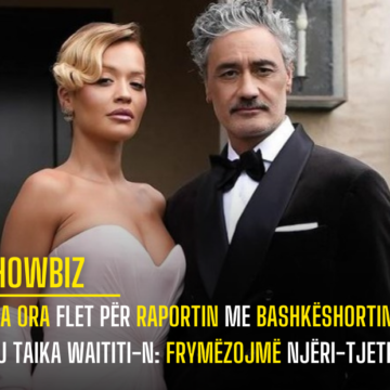 Rita Ora flet për raportin me bashkëshortin e saj Taika Waititi-n: Frymëzojmë njëri-tjetrin