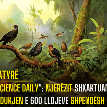 “Science Daily”: Njerëzit shkaktuan zhdukjen e 600 llojeve shpendësh