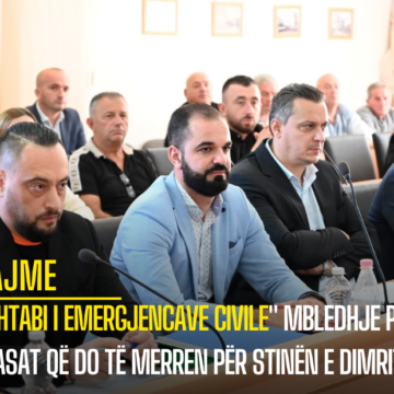 “Shtabi i Emergjencave Civile” mbledhje për masat që do të merren për stinën e dimrit