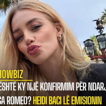 A është ky një konfirmim për ndarje nga Romeo? Heidi Baci lë emisionin