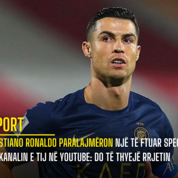 Cristiano Ronaldo paralajmëron një të ftuar special në kanalin e tij në YouTube: Do të thyejë rrjetin