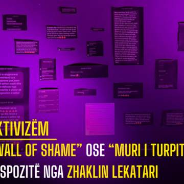 “Wall of Shame” ose “Muri i turpit” – Ekspozitë nga Zhaklin Lekatari