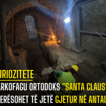 Sarkofagu ortodoks “Santa Claus” vlerësohet të jetë gjetur në Antalia