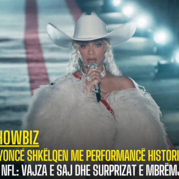 Beyoncé shkëlqen me performancë historike në NFL: Vajza e saj dhe surprizat e mbrëmjes! (Foto)