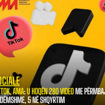 TikTok, AMA: U hoqën 280 video me përmbajtje të dëmshme, 5 në shqyrtim