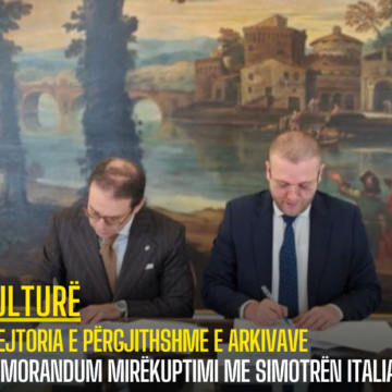 Drejtoria e Përgjithshme e Arkivave memorandum mirëkuptimi me simotrën italiane