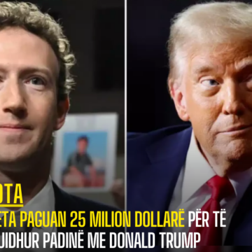 Meta paguan 25 milion dollarë për të zgjidhur padinë me Donald Trump