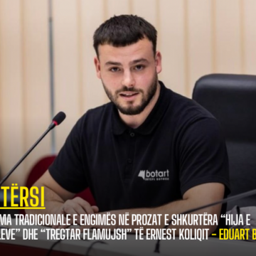 Forma tradicionale e engimës në prozat e shkurtëra “Hija e maleve” dhe “Tregtar flamujsh” të Ernest Koliqit – Eduart Bardhi