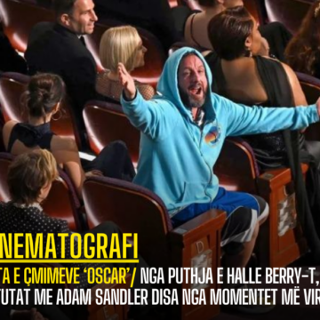 Nata e çmimeve ‘Oscar’/ Nga puthja e Halle Berry-t, te batutat me Adam Sandler disa nga momentet më virale