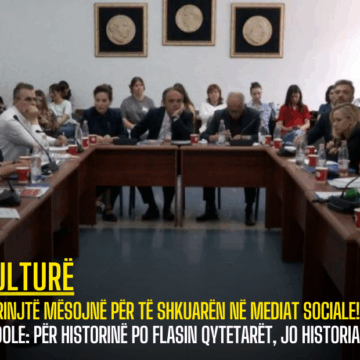 Të rinjtë mësojnë për të shkuarën në mediat sociale! Godole: Për historinë po flasin qytetarët, jo historianët!