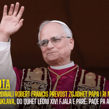 Kardinali Robert Francis Prevost zgjidhet Papa i ri nga Konklava, do quhet Leoni XIV! Fjala e parë: Paqe pa armë