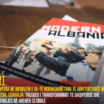 Shqipëria në Bienalen e 19-të Ndërkombëtare të Arkitekturës në Venecia, Gonxhja: Tregues i transformimit të Shqipërisë dhe vëmendjes në arenën globale