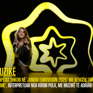 Shqipëria shkon në ‘Junior Eurovision 2025’ me këngën ‘Fruta Perime’, interpretuar nga Kroni Pula, me muzikë të Adrian Hilës