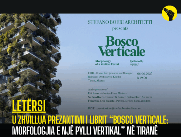 www.revokult.com - 2025-06-06T003320.350 U zhvillua prezantimi i librit “Bosco Verticale: Morfologjia e një Pylli Vertikal” në Tiranë