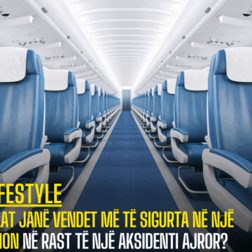 Cilat janë vendet më të sigurta në një avion në rast të një aksidenti ajror?