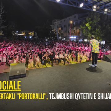 Spektakli “Portokalli”, tejmbushi qytetin e Shijakut